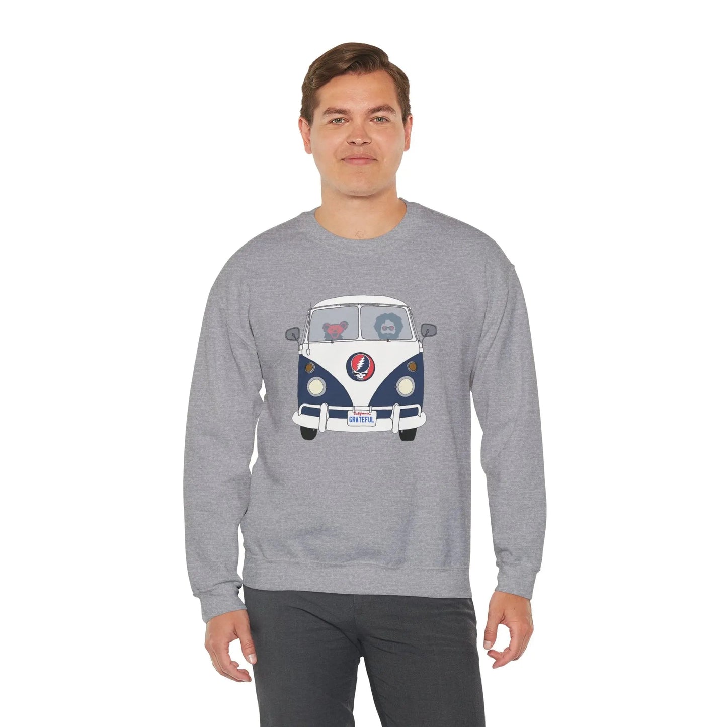 Jerry's Takin' The Bus Life is dead.® Crewneck | Grateful Dead