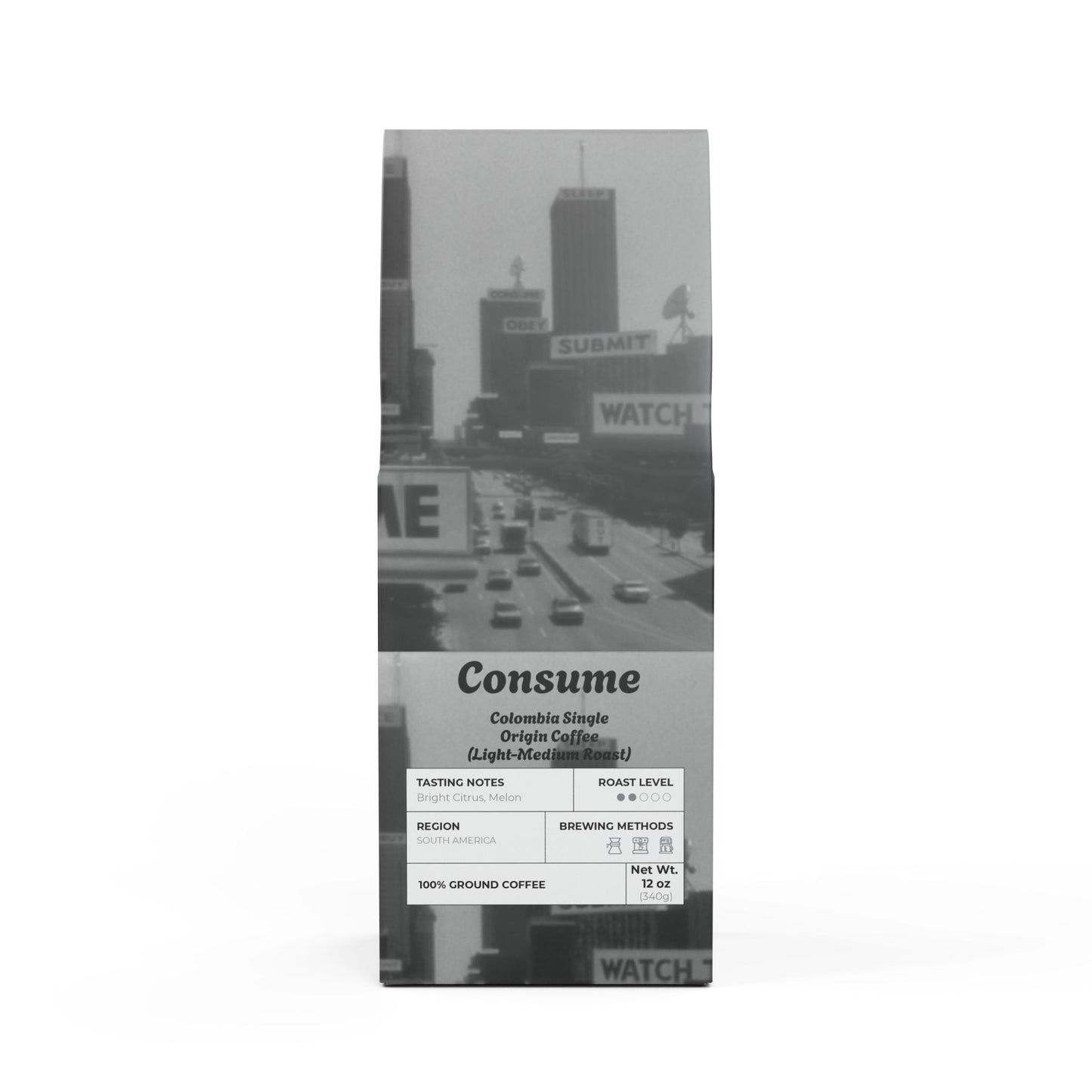 Colombia Single Origin Coffee (Light-Medium Roast) - "They Live"