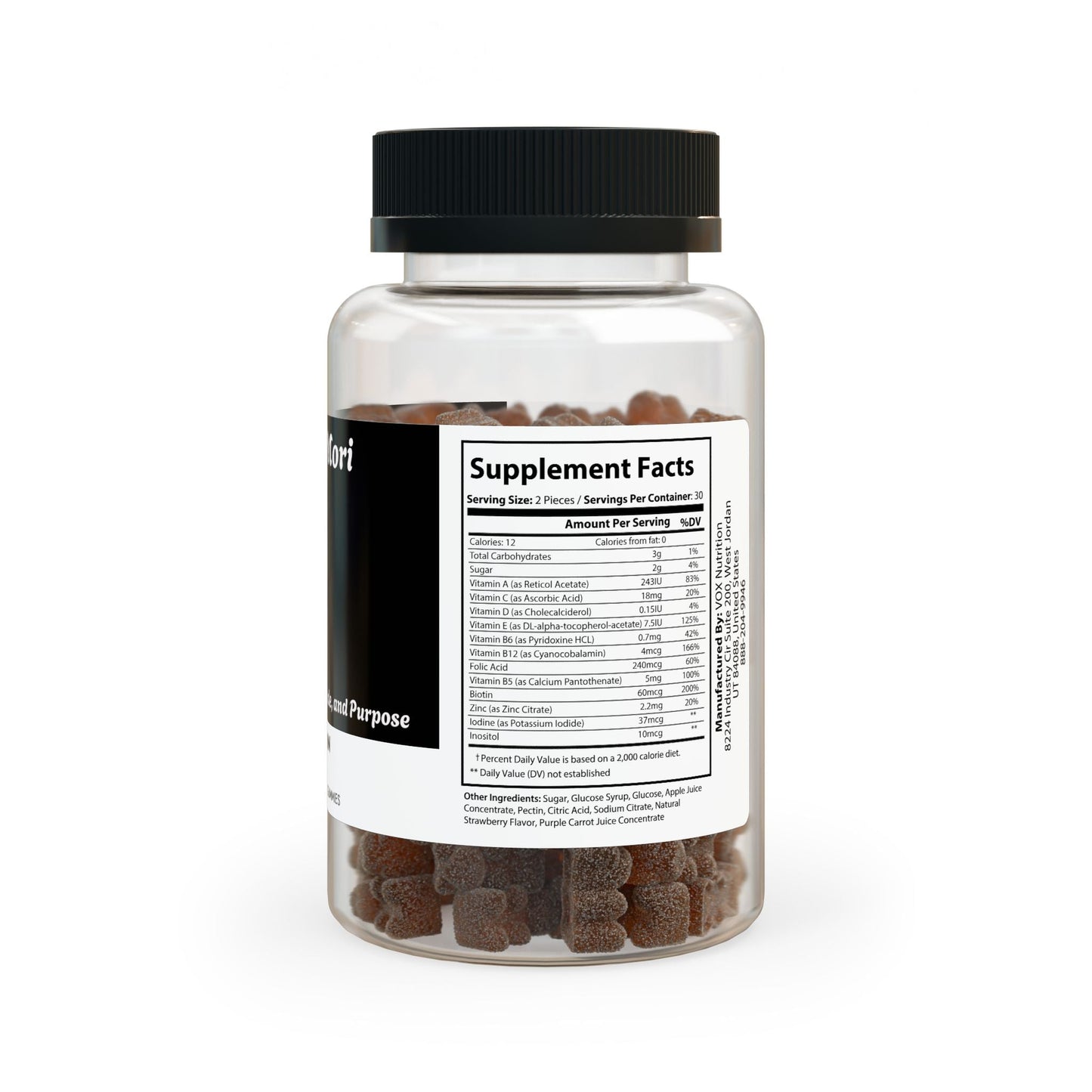 Multivitamin Gummies for Adults (60 Gummies) - "Memento Mori"