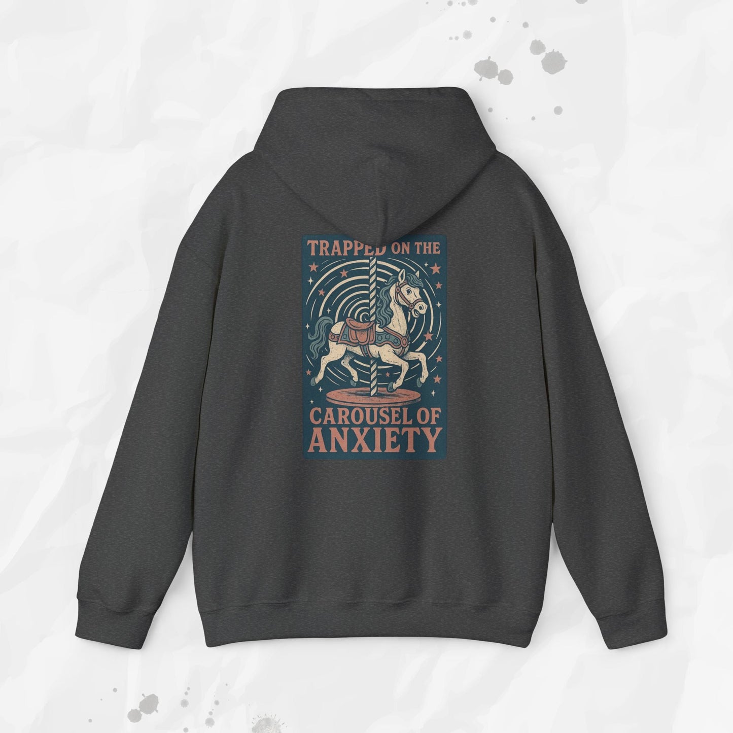 Trapped on the Carousel of Anxiety - Hoodie