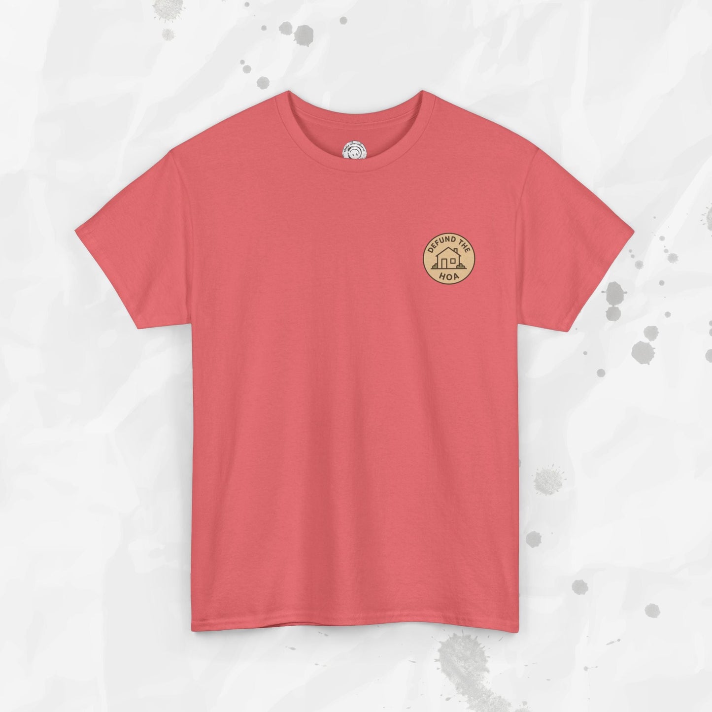 Defund the HOA – T-Shirt (Pocket Print)