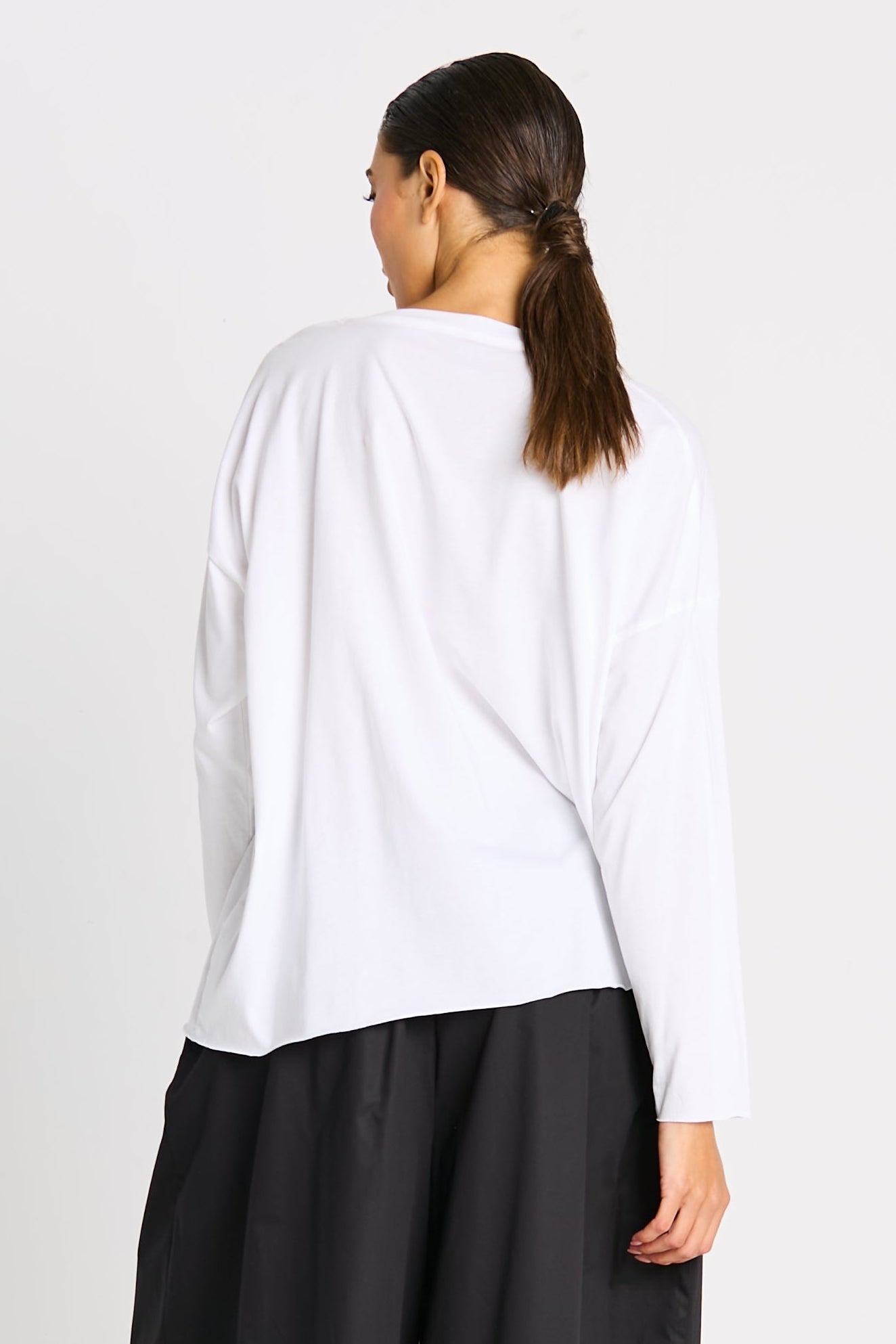 Pima Cotton "Solar" Luxury Boxy Tee - As Shown