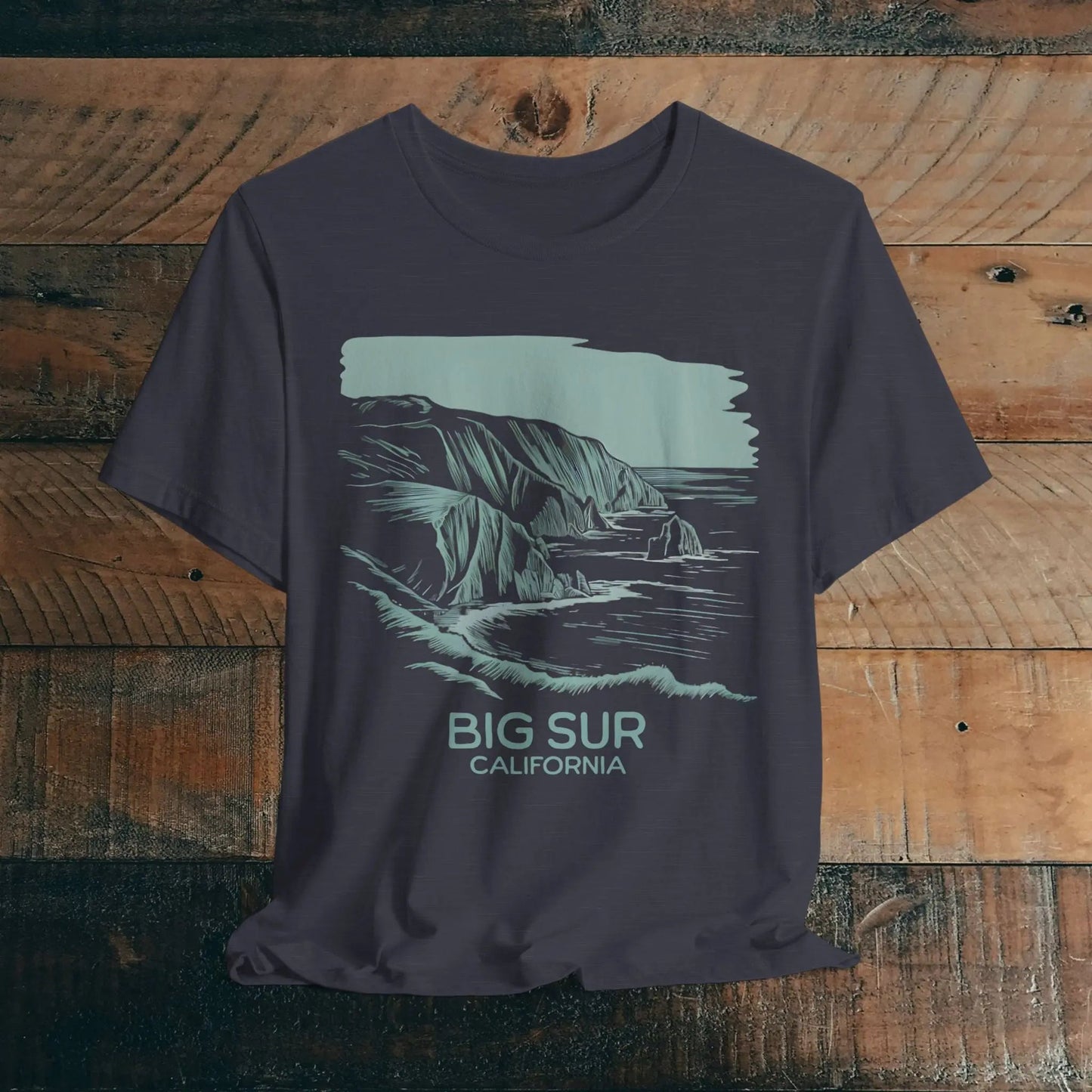 Big Sur California Shoreline T-shirt