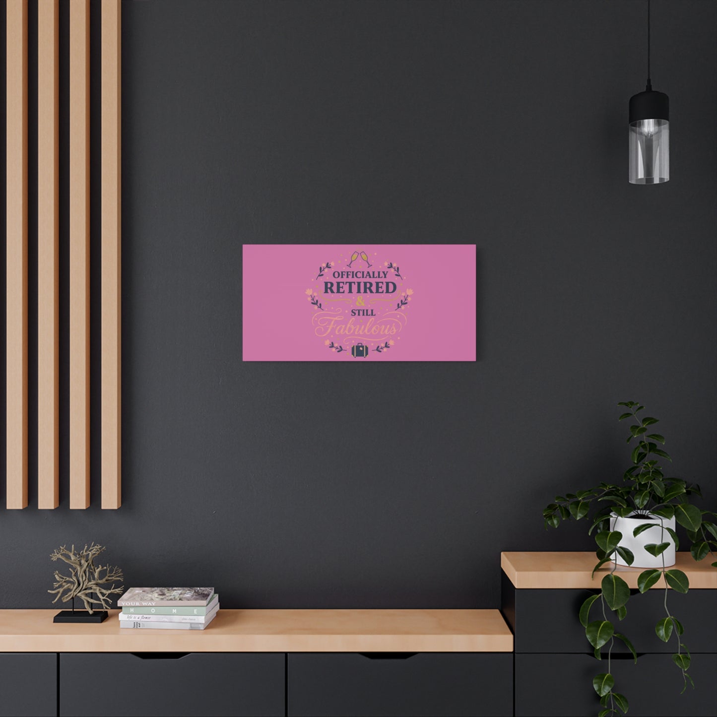 Officially Retired & Still Fabulous Canvas, retirement gifts for women | personalized retirement gifts