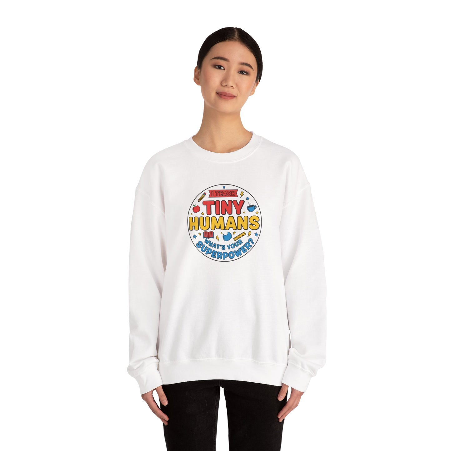 Tiny Humans Crewneck Sweatshirt | Teacher Appreciation, Teacher Life
