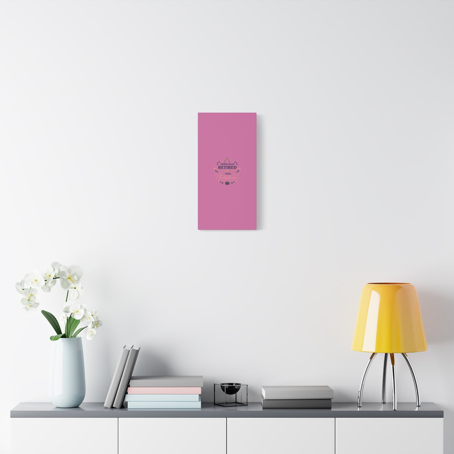 Officially Retired & Still Fabulous Canvas, retirement gifts for women | personalized retirement gifts