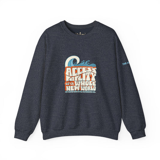 Access Ability Crewneck Sweatshirt - Unisex Heavy Blend™