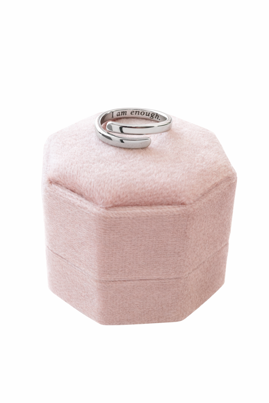 I Am Enough Adjustable Wrap Ring-PREORDER