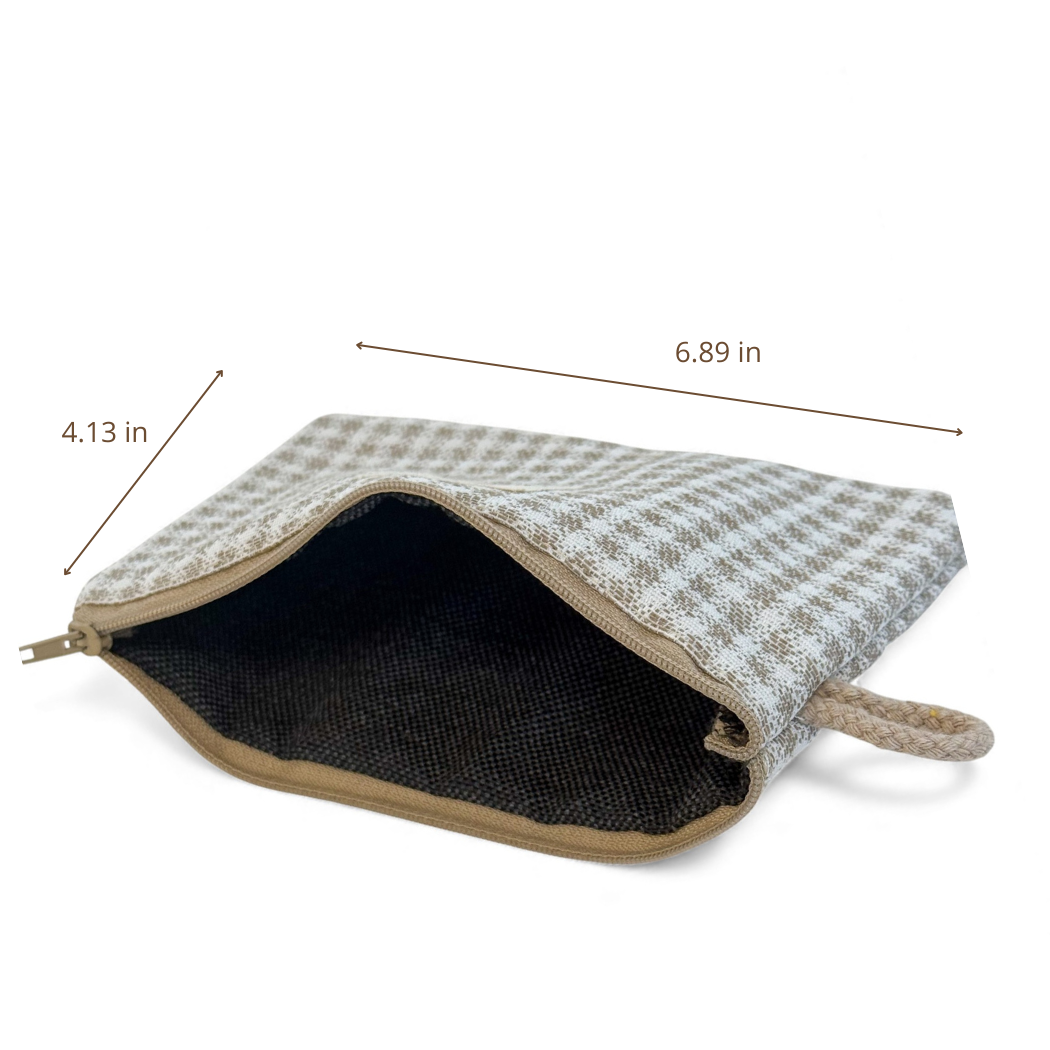 Small Makeup Bag / Coin Purse Vison