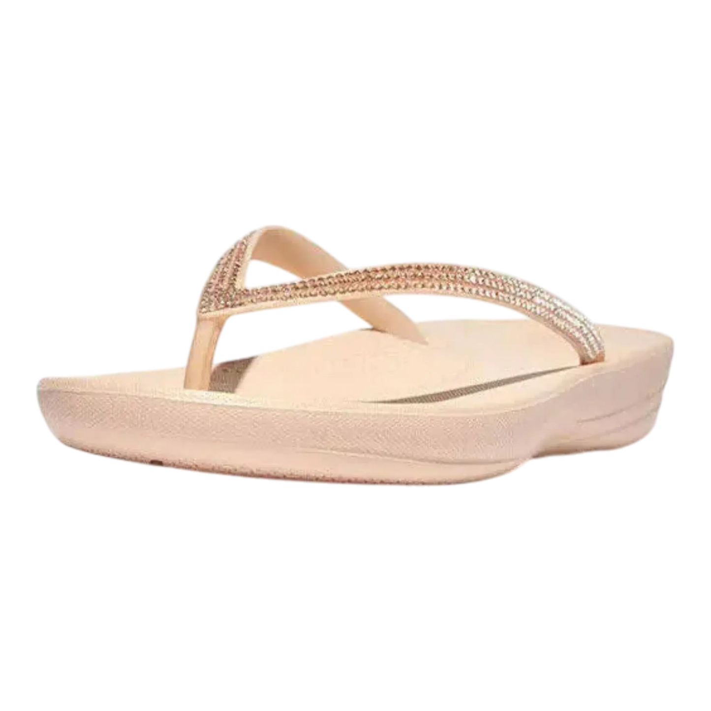 FitFlop Iqushion Women Sandals Rose Foam Ombre Sparkle