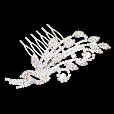 Rhinestone Sprout Hair Comb