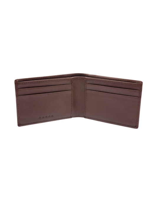 Bi-Fold Slim Card Wallet - Brown
