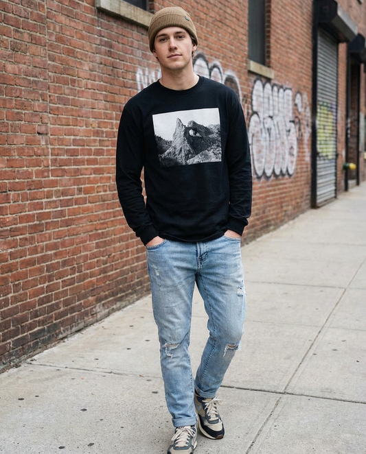 Great Basin Arch, Moss Apparel, Unisex Long Sleeve T-Shirt