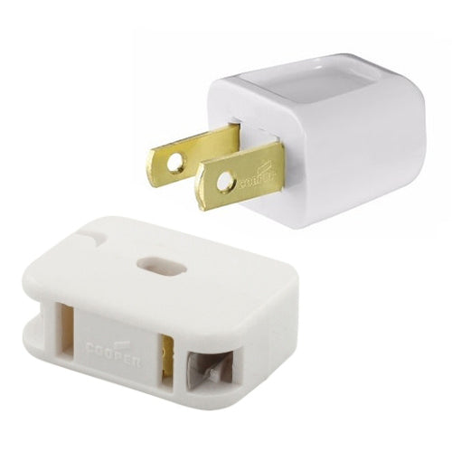 ADD-A-TAP "Snake Bite" Zip Cord 2 Prong Receptacle & Plug