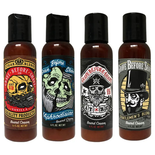 Grave Before Shave Beard Cream 4 oz. Big bottle Grave Before Shave