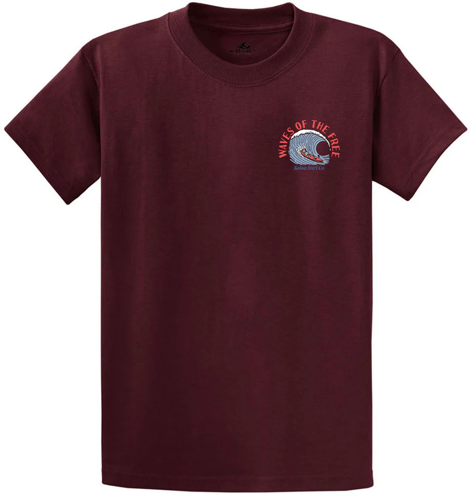 Koloa Waves Of The Free Heavyweight T-Shirt