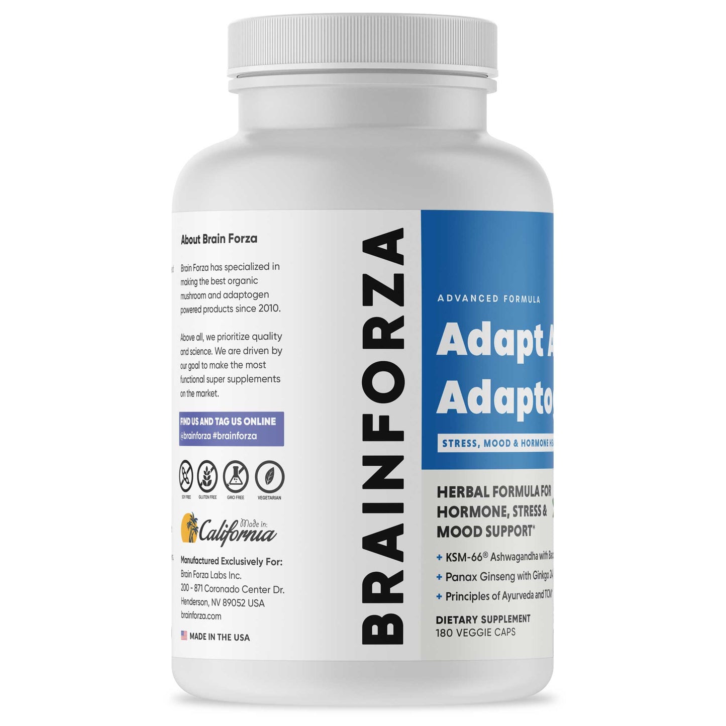 Adapt All Adaptogen, 180 Capsules