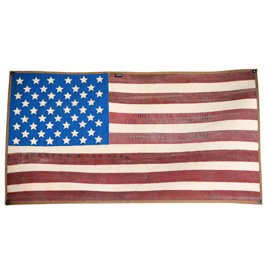 American Flag - Fire Hose - Vintage