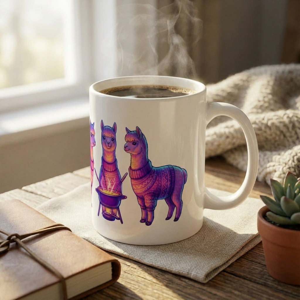 Après-Ski Alpacas - Après-Ski Appetizers - 15oz Mug