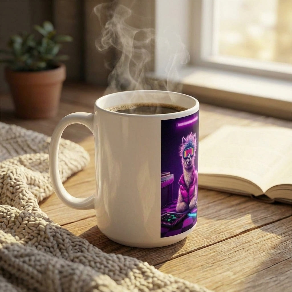 Après-Ski Alpacas - Boombox Bunny Hill - 15oz Mug