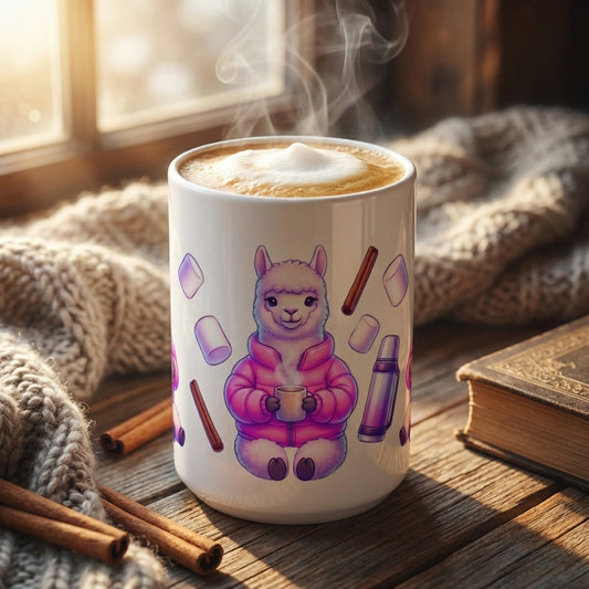 Après-Ski Alpacas - Cocoa Chalet Crew - 15oz Mug