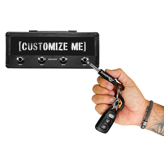 Armored Saint Logo Guitar Plug Keychain
