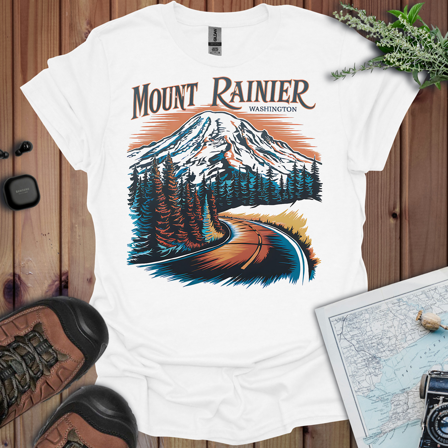 Mount Rainier Washington T-Shirt
