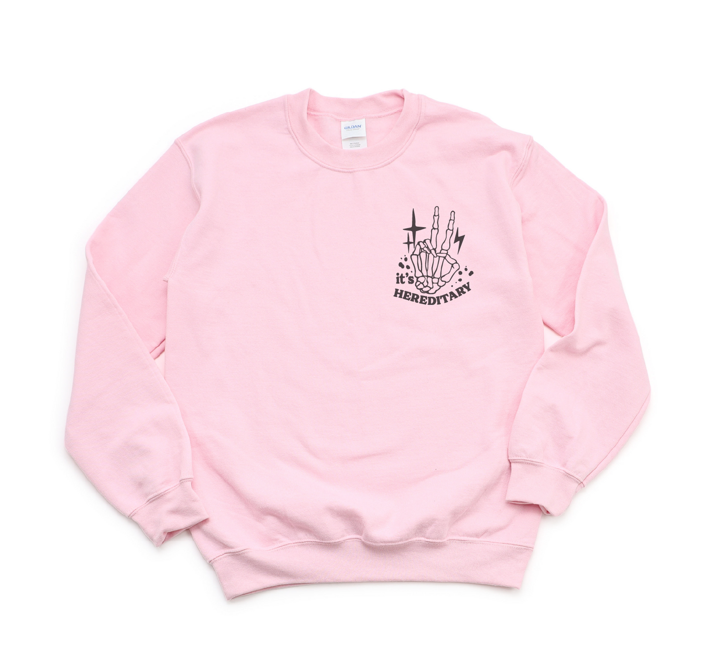 My Kids Laugh Because I'm Crazy But It's Hereditary Gildan Sweatshirt