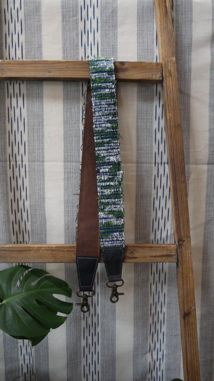 Woven and Leather Strap - Earth