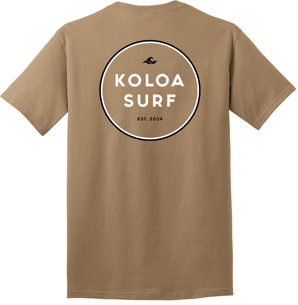 The Koloa Original Circle Heavyweight T-Shirt- Black