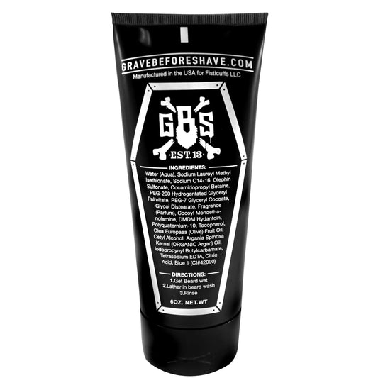 GRAVE BEFORE SHAVE™  BEARD WASH SHAMPOO Grave Before Shave