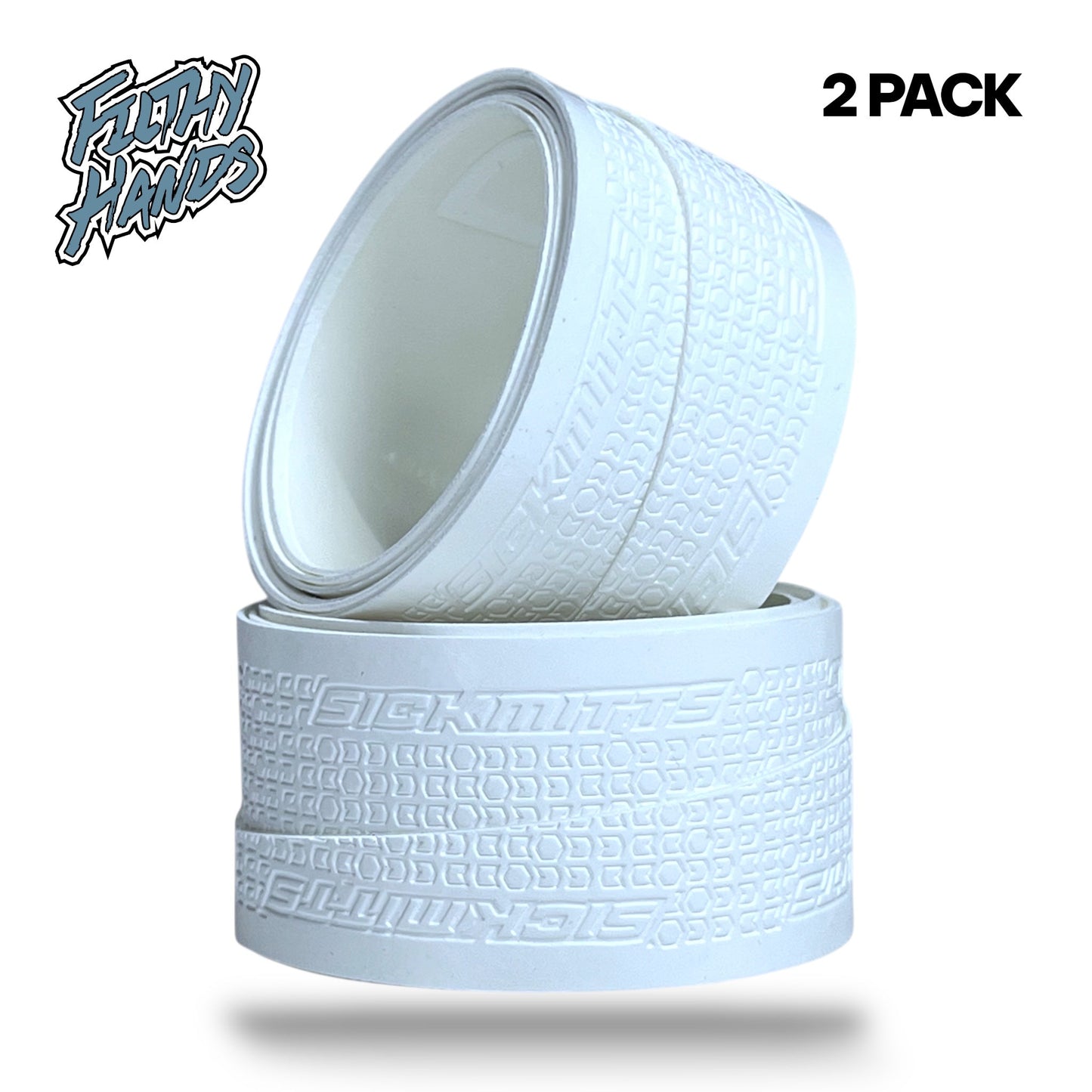 Filthy Hands Grip Tape White 2-Pack, 0.5MM