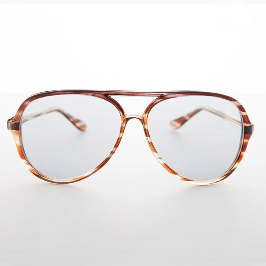 80s Transition Glass Lens Aviator Vintage Sunglass - Birdy