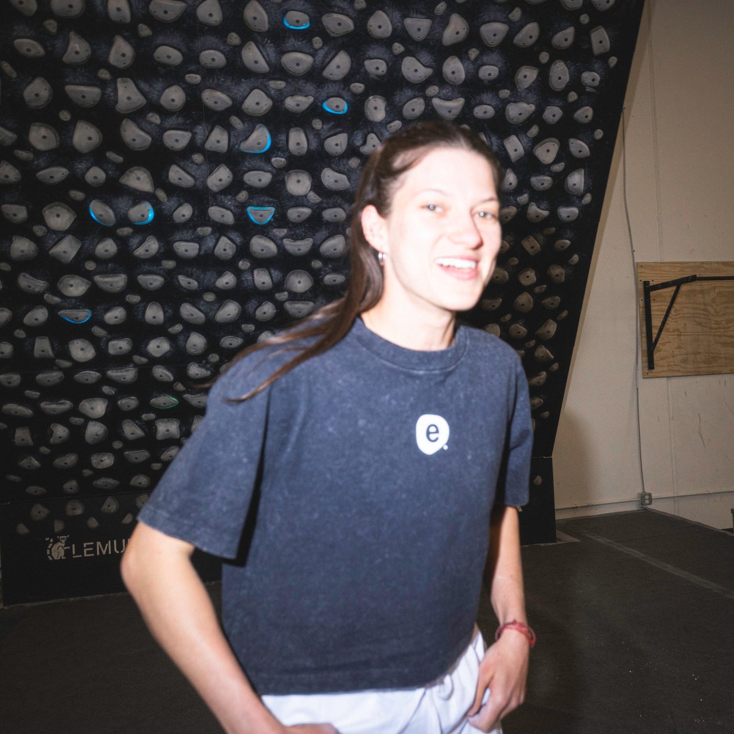 Black Stone Crop Tee