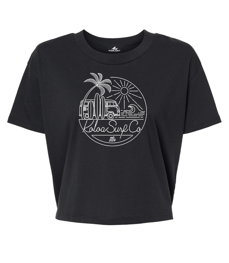 Koloa Cruisin' Crop Tee