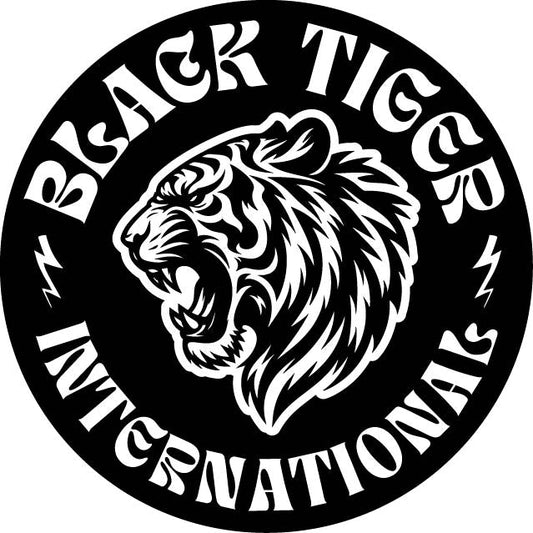 Attack Tiger  Logo Black