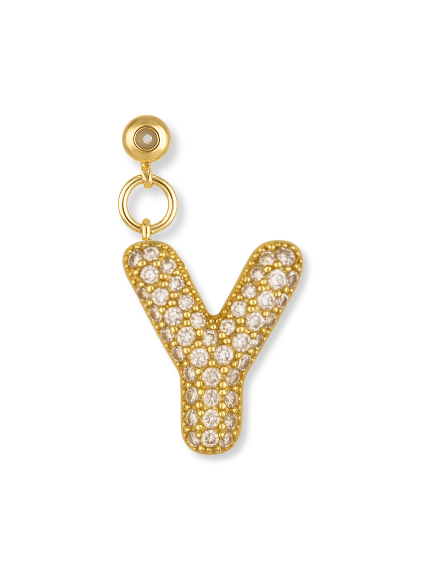 Bubble Letter Grip Charm