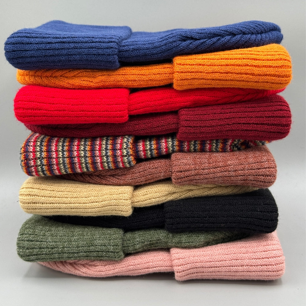 HAAKWEAR Traditional Kids Knit Beanies, Soft, Warm & Made in USA Winter Hat