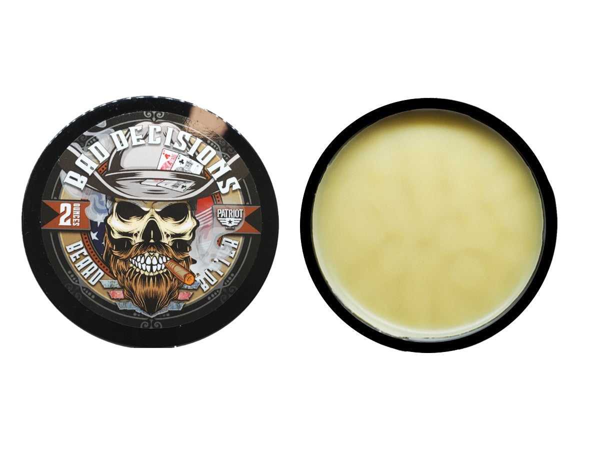 Bad Decisions Beard Butter 2oz Light Hold/Beard Moisturizer