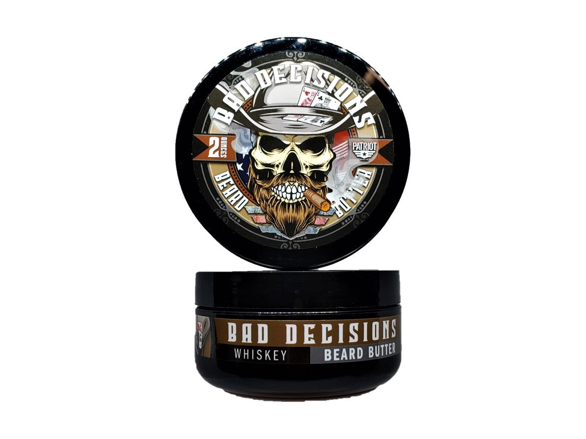 Bad Decisions Beard Butter 2oz Light Hold/Beard Moisturizer