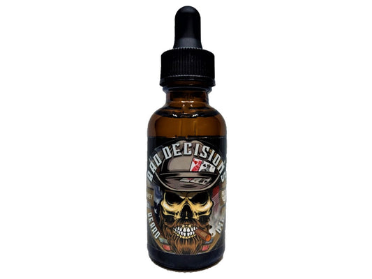 Bad Decisions 1oz Natural Beard        Oil Whiskey