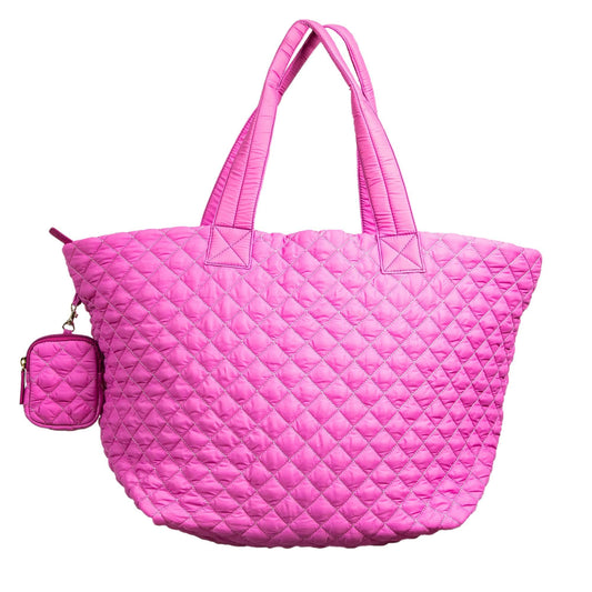 Alyssa Jumbo Quilted Nylon Tote – Lightweight, Spacious & Travel-Ready