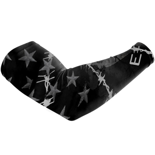 Barbed Wire USA Flag Arm Sleeve Elite Athletic Gear