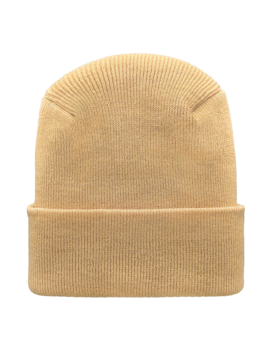Silent Luxury H-Stitch Circular Knit Cuffed Beanie - Patented - Design and Made in USA
