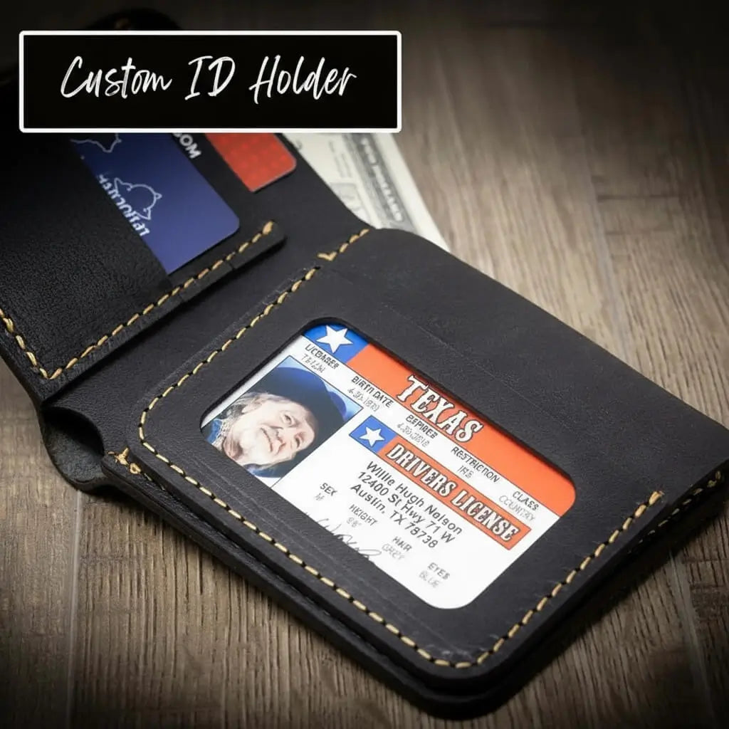Western Bifold Wallet -  Chestnut Brown