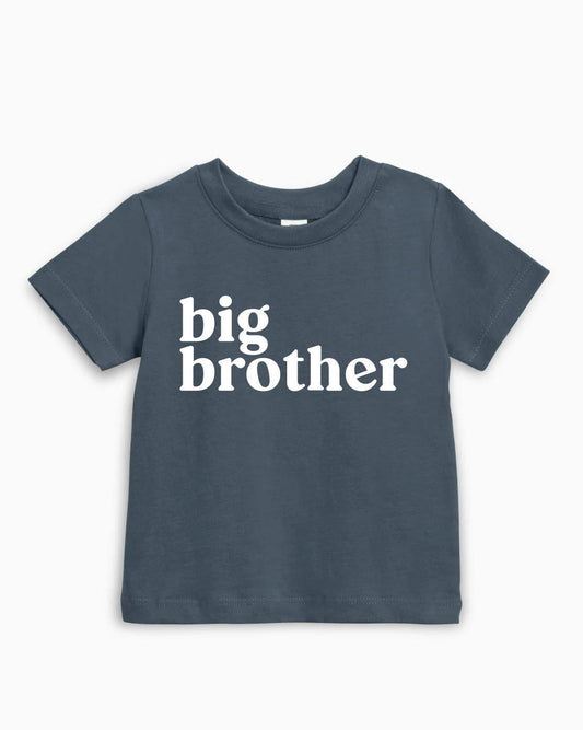 Big Brother Organic Cotton Kids T-Shirt – Baby & Youth Matching Family Announcement Tee