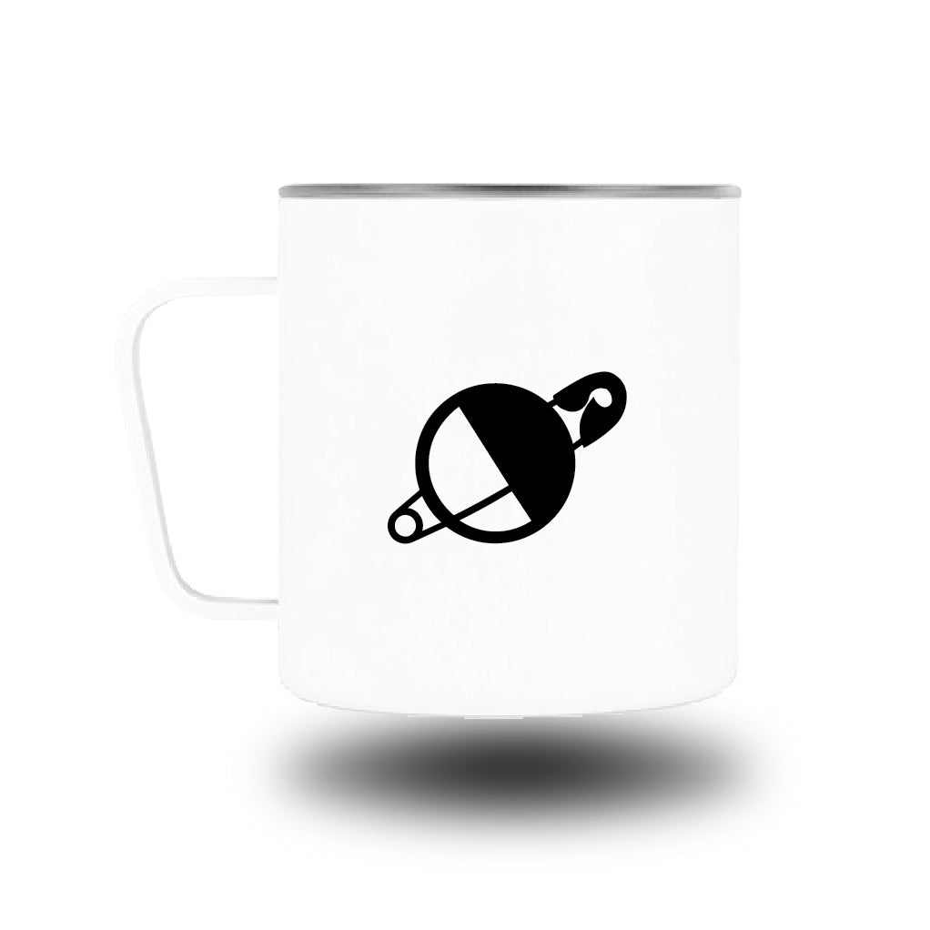 Space Camp x BLACKBIRD x MIIR - 2020 Mug - White with Safety Pin Saturn