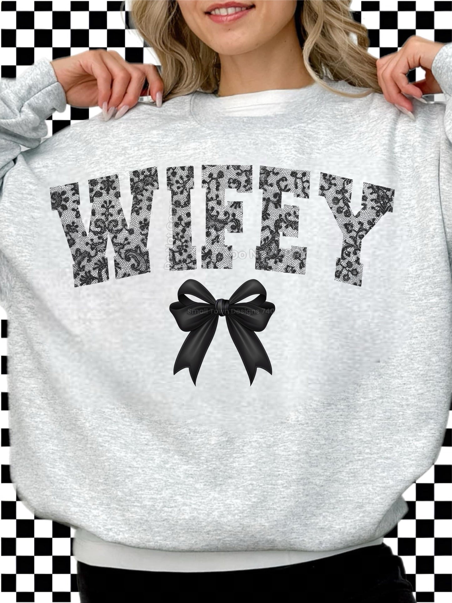 Black Lace Family Bow