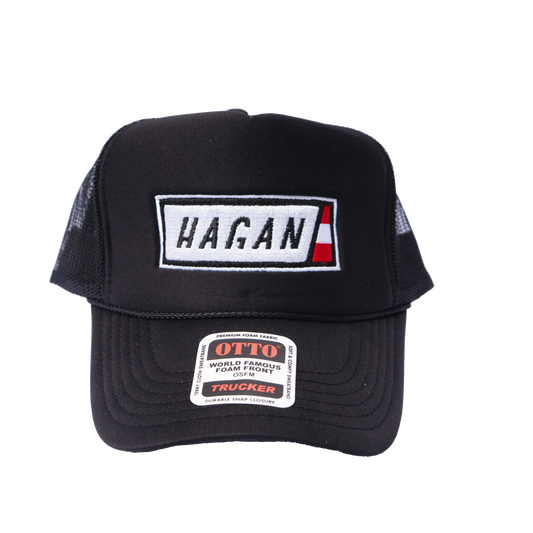 HAGAN Black Trucker Hat