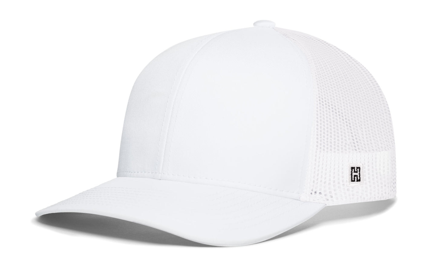 Blank Trucker Hat  |  Black Snapback